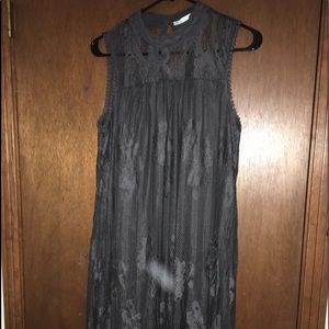 Grey Lace Flapper Style Dress Never Worn